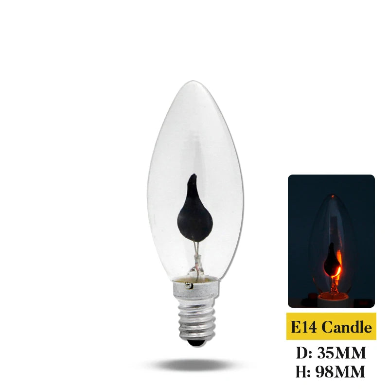 Vintage LED Flame Effect Candle Bulb - Lumiglo