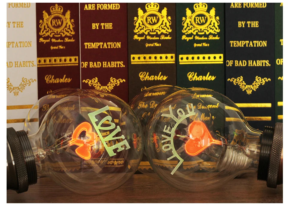 Romantic Filament Bulb – Love in Every Glow - Lumiglo
