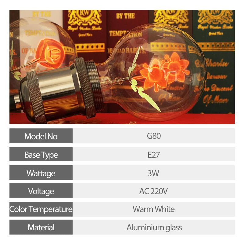 Romantic Filament Bulb – Love in Every Glow - Lumiglo