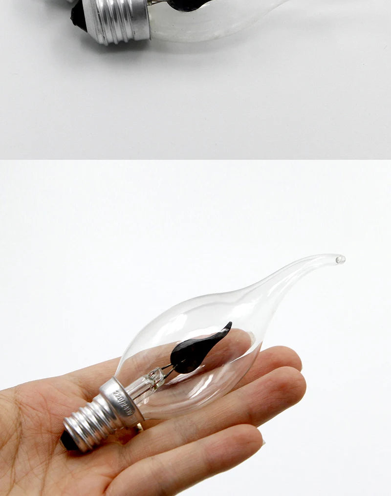 Vintage LED Flame Effect Candle Bulb - Lumiglo