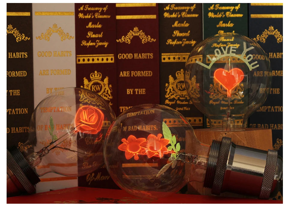 Romantic Filament Bulb – Love in Every Glow - Lumiglo