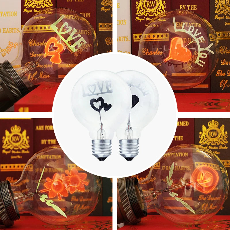 Romantic Filament Bulb – Love in Every Glow - Lumiglo