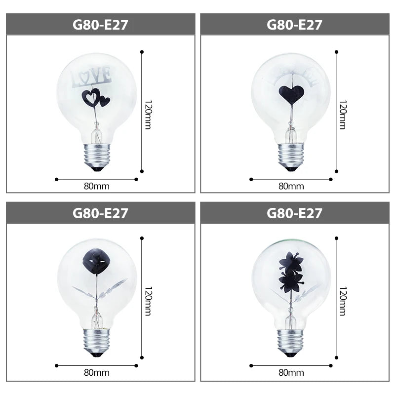 Romantic Filament Bulb – Love in Every Glow - Lumiglo