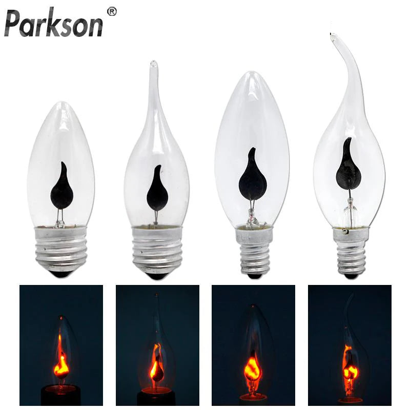 Vintage LED Flame Effect Candle Bulb - Lumiglo