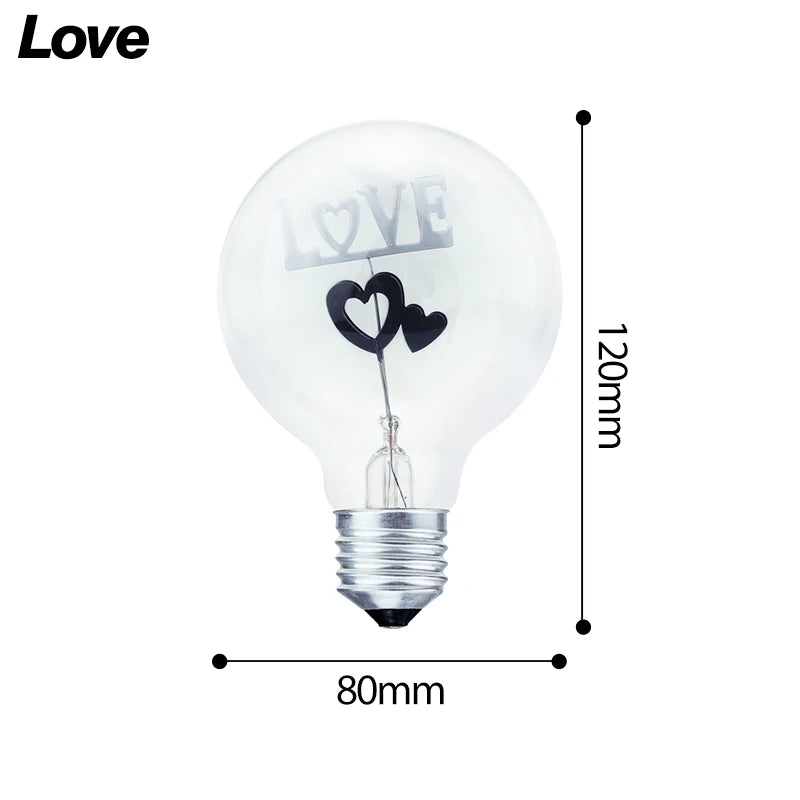 Romantic Filament Bulb – Love in Every Glow - Lumiglo