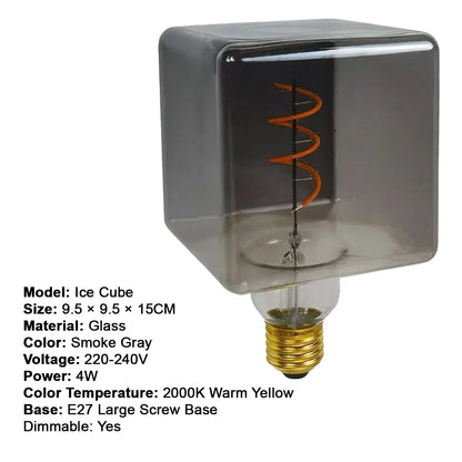 LED Ice Cube Filament Bulb [Dimmable] - Lumiglo