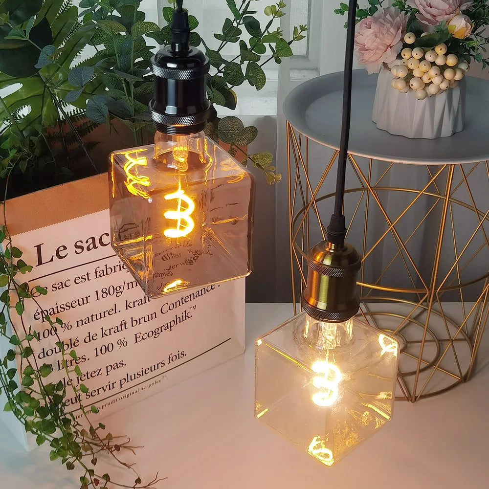 LED Ice Cube Filament Bulb [Dimmable] - Lumiglo